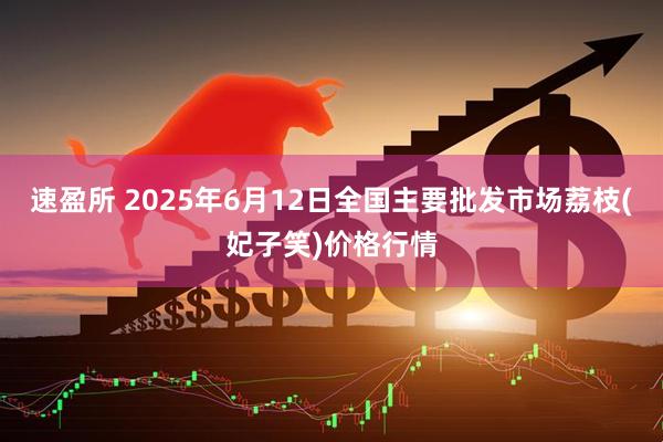 速盈所 2025年6月12日全国主要批发市场荔枝(妃子笑)价格行情