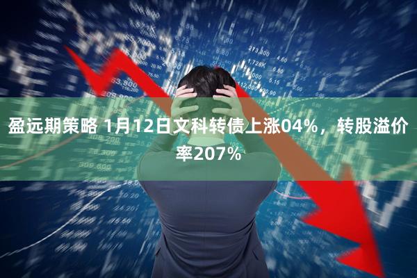 盈远期策略 1月12日文科转债上涨04%，转股溢价率207%